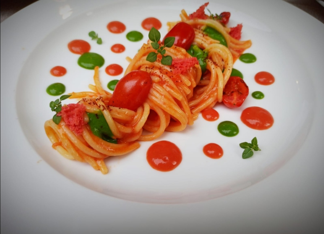 spaghettone alle 4 consistenze by Ferrucci 