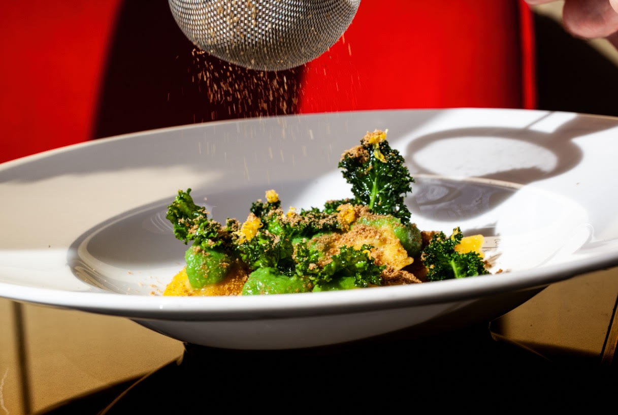 Agnolotti del Piln broccoli, arzilla e gomasio all’italiana