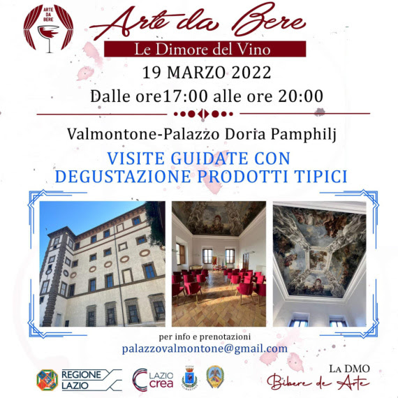 Arte Da Bere - Le Dimore del Vino a Palazzo Doria Pamphilj