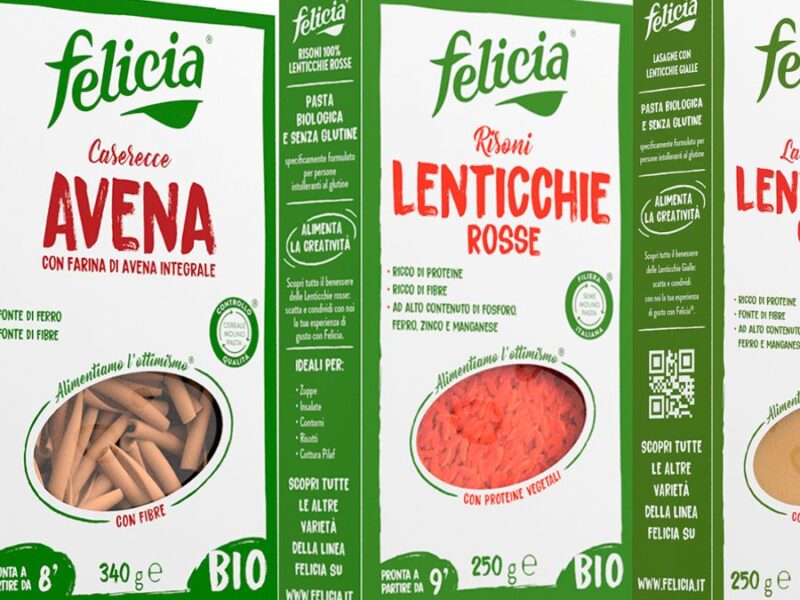 Pasta Felicia, la pasta biologica