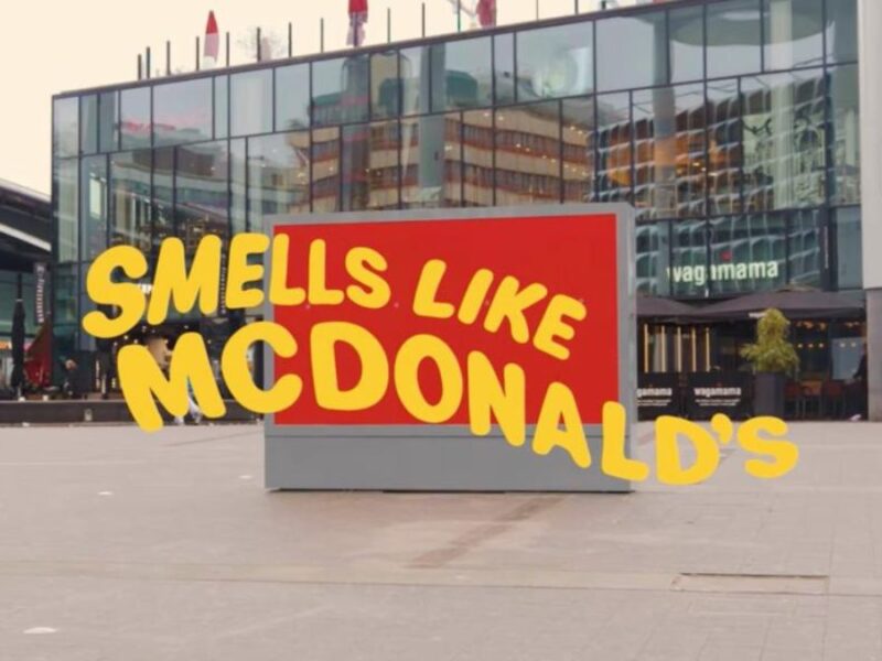 McDonald’s presenta i primi cartelloni pubblicitari profumati al mondo