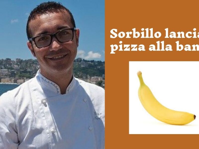 Gino Sorbillo e  la pizza con la banana